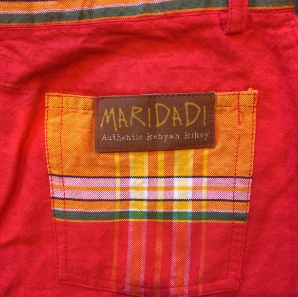 Vintage 80s/90s Kenyan African mini skirt sz xs/s - Picture 4 of 5